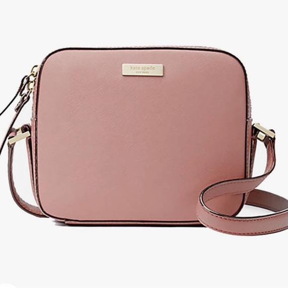 kate spade Handbags - Kate Spade Newbury Lane Cammie Crossbody Bag in Rose Dust Saffiano Leather NWT
